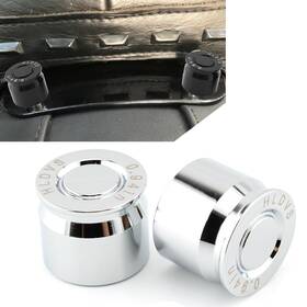77us Motorshop 550755722059 Solo Mounting Nuts Bolts For Harley Road King Breakout Glide Chrome Pair Us