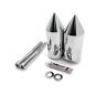 Mt290-030-cd6 Httmt Billet Aluminum Frame Sliders Protector For Kawasaki Chrome Spike