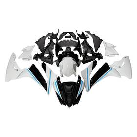 Mzyparts Fwgsx8r-24-04 #bri-79 Injection White Blue Fairing Kit For 2024 Suzuki Gsx8r 24 Gsx-8r Abs Bodywork