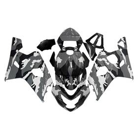 Mzyparts Fwk4-90 #bri-79 Gray Camouflage Fairing Kit For Suzuki 2004 2005 Gsxr600 Gsxr750 K4 04 Bodywork