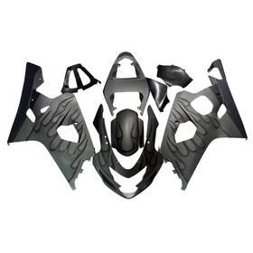 Mzyparts Fwk4-97 #bri-79 Gray Black Fairing Kit For Suzuki 2004 2005 Gsxr600 Gsxr750 K4 04 05 Bodywork