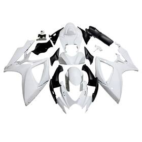 Mzyparts Fwk6-131 #bri-79 White Black Fairings Kit For Suzuki 2006 2007 Gsxr600 Gsxr750 K6 06 Abs Bodywork