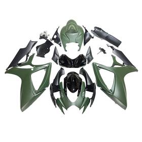 Mzyparts Fwk6-133 #bri-79 Matte Green Black Fairings Kit For Suzuki 2006 2007 Gsxr600 Gsxr750 K6 Bodywork