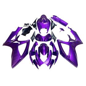 Mzyparts Fwk6-141 #bri-79 Pearl Purple Fairings Kit For Suzuki 2006 2007 Gsxr600 Gsxr750 K6 Abs Bodywork