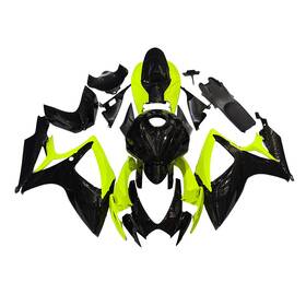 Mzyparts Fwk6-143 #bri-79 Black Yellow Fairings Kit For 2006 2007 Suzuki Gsxr600 Gsxr750 K6 Abs Bodywork