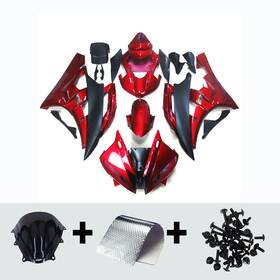 Fwr62006-96 Mzyparts #bri-59 Red Black Injection Fairings Kit For Yamaha 2006 2007 Yzf R6 06 07 Abs Bodywork