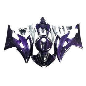 Mzyparts Fwr62008-160 #bri-79 Purple Forged Carbon Fiber Fairings Kit For Yamaha Yzf R6 2008-2016 Abs Bodywork