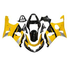 Mzyparts Gsxr1000-00-08 #bri-79 Yellow Black Fairings Kit For 2000 2001 2002 Suzuki Gsxr1000 K1 Plastic Bodywork