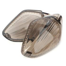 Newyoutube 550749643360 2x Turn Signal Lights Lens Cover For Honda Cb500f/x/r Cbr650f Nc750x/s Smoke