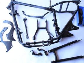 116944 Norton Atlas 1966 Motor And Transmission With Matchless Frame Fresh Powder Coat