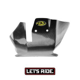 304061 P3 Carbon Fiber Skid Plate For Gas 2018-19 Ec Xc 250 300