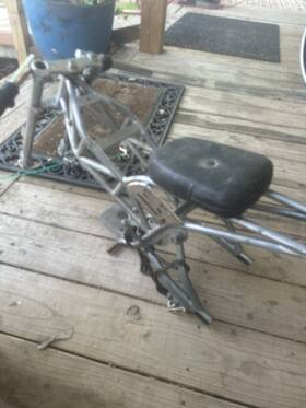 Fm02 Pcc Chassis Frame For 2 Stroke 47cc 49cc Mini Pocket Bike
