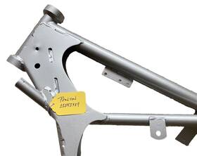 11252319 Penton #11252319 1970s Six-day 125 Frame Ex/resto/powdercoat #pf07
