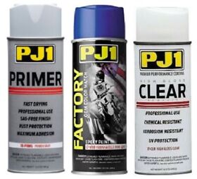 17-clr-17-yb8-18-prmg Pj1 Yamaha Yz Blue Oem Color Match Frame Kit Paint Primer And Clear Coat