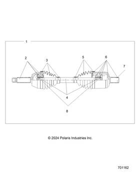 2206538 Polaris Boot Kit Inner Genuine Oem Part Qty 1