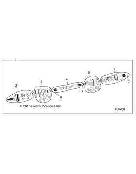 3236441 Polaris Boot Kit Outer Genuine Oem Part Qty 1