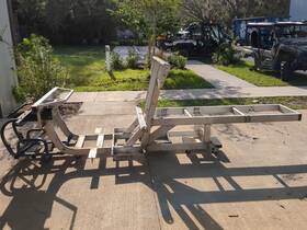 5asak27455f037466 Polaris 11 Gem El Electric Golf Cart Main Frame Chassis Straight Bos