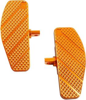 105034-36 Power James 8.0 Inch Mini Foot Pedal Floorboard For Harley Davidson 90-17 Sm Orange
