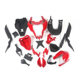 848-s2009-01 Protek #pk88yimo Injection Fairing Kit For Ducati Streetfighter 848 2009-2015 Bodywork Red Black