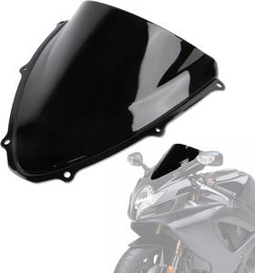 Ws0012ba Psler Windshield Windscreen Double Bubble For Gsxr600 750 K6 Black