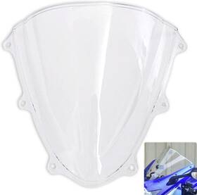 Ws0055cl Psler Windshield Windscreen Double Bubble For Suzuki Gsxr600 Gsxr750 Clear
