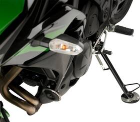 20196n Puig Hi-tech Parts Kickstand Pad Extension - For Kawasaki Ninja/versys