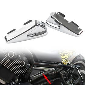 Purple 550753342891 Chrome Side Frame Tank Covers For Harley V-rod Muscle 09-17 Night Rod 07-11
