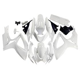 65caiqt Qing Fqk6-09 #65caiqt Abs Fairings Kit For Suzuki 2006 2007 Gsxr600 Gsxr750 K6 06 07 White Body