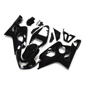 Fs-202-s0645 Qing Injection Black Fairing Kit For Suzuki Gsxr600 Gsxr750 2004 2005 04 05 Bodywork