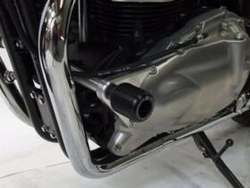 Cp0259bl R&g Racing Black Classic Style Crash Protectors Triumph Motorcycle
