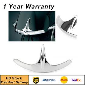 Raimukurijinusa 550747481452 For Honda Goldwing Gl1800 01-17 Fairing Front Fender Tip Trim Decoration Chrome