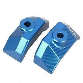 Rear Fork Spindle Chain Adjuster Blocks For Kawas I Z800 2012-2016 Aluminum Blue