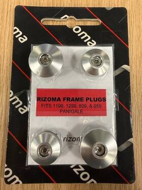 Zdm115 Rizoma Clear Aluminum Frame Plugs Ducati 1299/1199/959/899 Panigale Part#