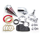 Semt229-cd Chrome Air Cleaner Kits For Harley Dyna Electra 768352342598