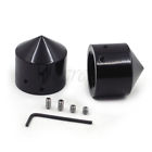 Semt248-001-bk New Axle Nut Cap For Harley Choppers Honda 745495256630