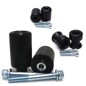 Nwj3yk0gvq Shogun Motosports Std Black Frame Sliders Full Kit Suzuki Gsxr750 08-09