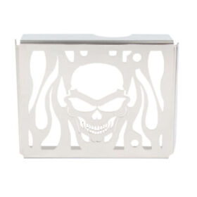 Skull Flame Polished Rectifier Grill For Kawasaki Vn900 Classic Custom 2007-2018
