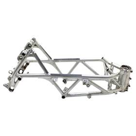 09-0205unbw Speedymoto 2003 - 2006 Ducati 999 999s Frame Main Chassis Silver Stock Straight