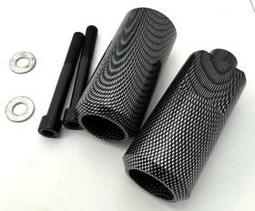 Sportbikelites Cp-mt219-fs001-carbon Yamaha Yzf-r1 Frame Slider Crash Protector Kit Ft04-ft06 Carbon Mt219-fs001c