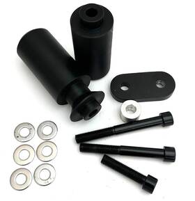 Sportbikelites Cp-mt219-fs002-blk Yamaha Yzf-r6 Frame Slider Crash Protector Kit Ft06-ft07 Black Mt219-fs002