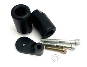 Cp-mt219-fs004-blk Sportbikelites Suzuki Gsxr 1000 No-cut Frame Slider Crash Protector Kit Ft01-ft02 Black