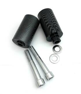 Sportbikelites Cp-mt219-fs005-carbon Suzuki Gsxr 1000 No-cut Frame Slider Crash Protector Kit Ft03-ft04 Carbon Fiber