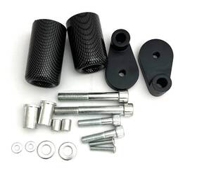 Sportbikelites Cp-mt219-fs006-carbon Honda Cbr 1000rr No-cut Frame Slider Crash Protector Kit Ft06-ft07 Carbon Fiber