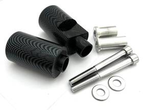 Sportbikelites Cp-mt219-fs008-carbon Suzuki Gsxr 1000 No-cut Frame Slider Crash Protector Kit Ft05-ft06 Carbon Fiber
