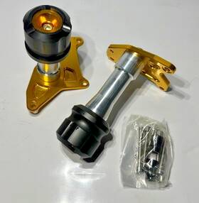 Fs-grom-1-gd Sportbikelites Honda Grom Msx125 Frame Slider Set Fits 2014-2020 Gold Pair