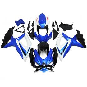 Gsxr600-2008-14 Sportfairings Blue White Black Bodywork For 2008 2009 2010 Gsxr600 Gsx-r750 08 09 10 Fairings