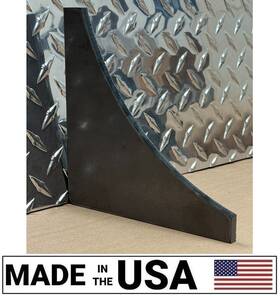 025thick Streetrays Originals Srx Blank Gusset 3in Sr Steel 3 Inch X 1/4 Universal Weld-on Diy Metal Fabrication Qty 4