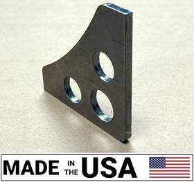 Type1 Streetrays Originals Srx Gusset 3in Sr Steel 3 Inch Leg 3/16 Weld Holes Diy Metal Fabrication Roll Cage Hot Rod