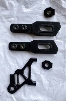 Mx-sur-lb-047-bla-fbes-1031 Sur Ron Swingarm Extensions Extender Rear Talaria E-ride