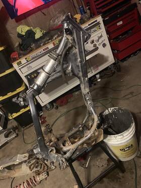 41100-29f00-yu8 Suzuki 2006 00-22 Drz400e Drz400 Oem Main Frame Chassis Engine Cradle With Ca Ttl